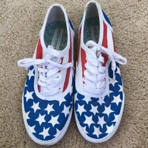 painted tennis shoes